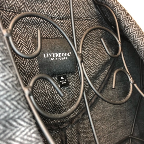 Liverpool Jeans Company Boyfriend Herringbone Blazer - Picture 3 of 3